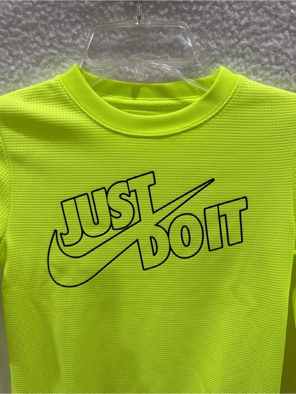 Boy’s Nike Long Sleeve 'Just Do It' Dri-FIT Shirt